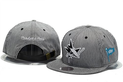 San Jose Sharks Snapback Hat 0903